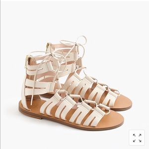 BRAND NEW J.Crew Beige Gladiator Sandals